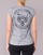 Clothing Women short-sleeved t-shirts Philipp Plein Sport THINK WHAT U WANT Grey