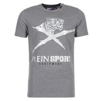 material Men short-sleeved t-shirts Philipp Plein Sport BORIS Grey / Silver
