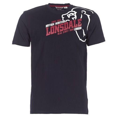 material Men short-sleeved t-shirts Lonsdale WALKLEY Black