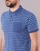 Clothing Men short-sleeved polo shirts Casual Attitude INUTIOLE Blue / White