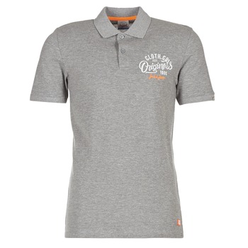 material Men short-sleeved polo shirts Jack & Jones JORTRAST Grey