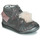 Shoes Girl High top trainers Catimini PEPITA Grey / Pink