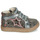 Shoes Girl High top trainers GBB NAVETTE Grey / Pink