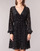 Clothing Women Short Dresses MICHAEL Michael Kors RAGLAN SLV SHORT DRS Black