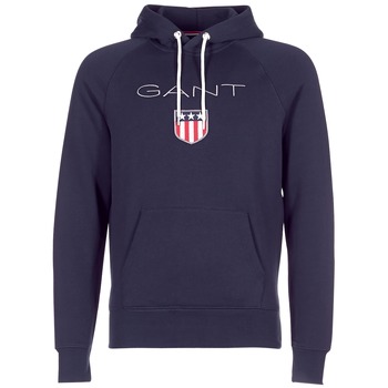 material Men sweaters Gant GANT SHIELD SWEAT HOODIE Marine