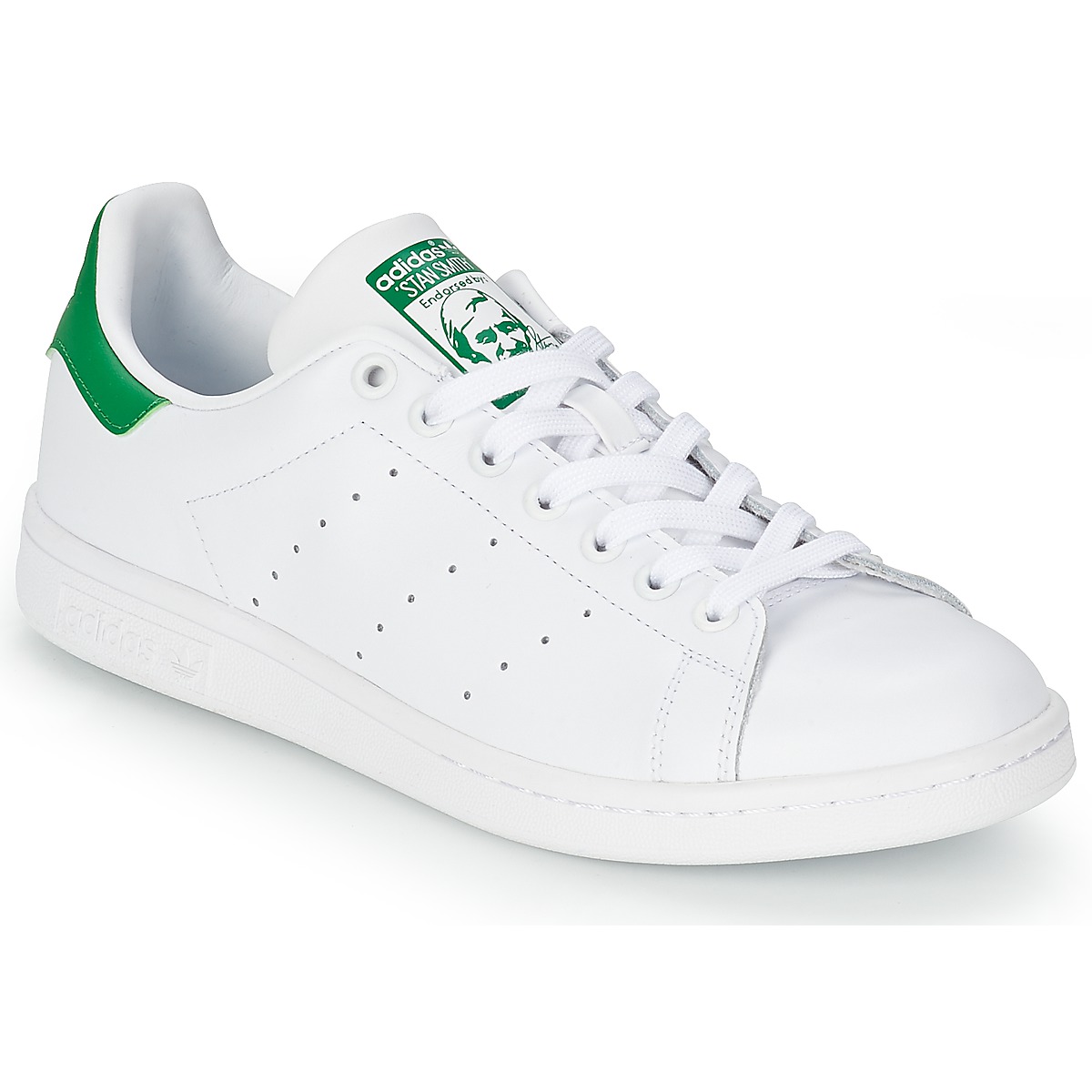 duizend kolonie Inwoner adidas Originals STAN SMITH White / Green - Free delivery | Spartoo NET ! -  Shoes Low top trainers USD/$79.20