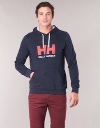 material Men sweaters Helly Hansen HH LOGO HOODIE Marine