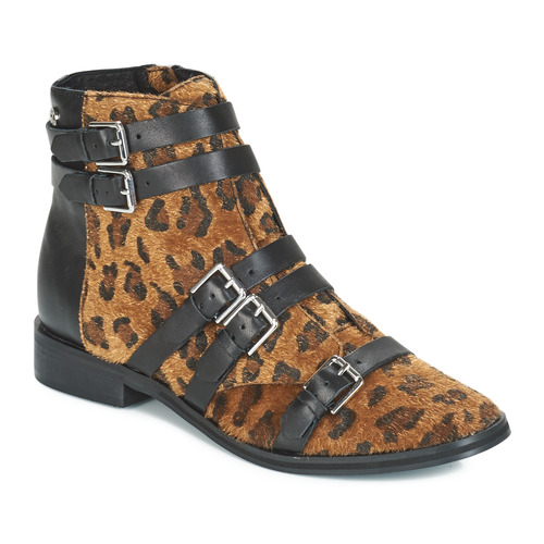 Empirical Guggenheim Museum new Year Le Temps des Cerises IZY Leopard - Free delivery | Spartoo NET ! - Shoes  Mid boots Women USD/$118.80