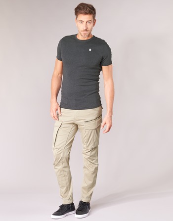 material Men Cargo trousers G-Star Raw ROVIC ZIP 3D STRAIGHT TAPERED Beige