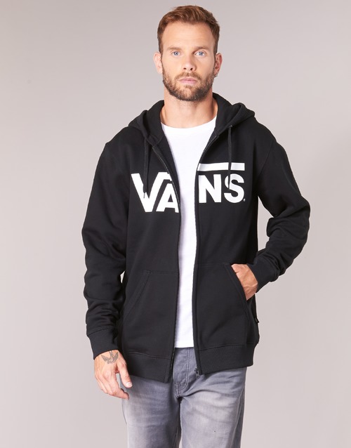 Vans VANS CLASSIC ZIP Black - Free delivery | Spartoo NET ! - Clothing sweaters USD/$82.50