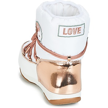 Moon Boot PEACE & LOVE WP White / Pink / Gold
