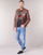 material Men Leather jackets / Imitation le Redskins TRUST CASTING Brown