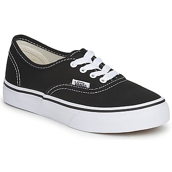 Shoes Children Low top trainers Vans AUTHENTIC Black