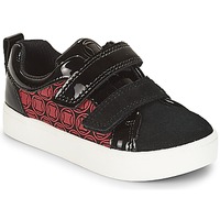 Shoes Boy Low top trainers Clarks City Hero Lo  black / Red