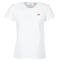 material Women short-sleeved t-shirts Levi's PERFECT TEE White