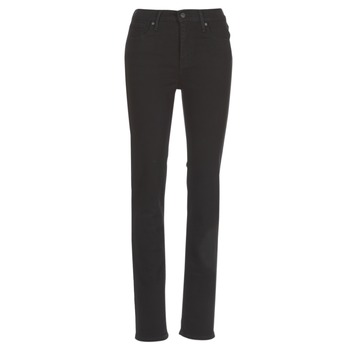 material Women straight jeans Levi's 724 HIGH RISE STRAIGHT Black