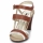Shoes Women Sandals Karine Arabian JOLLY Cognac / Beige / White