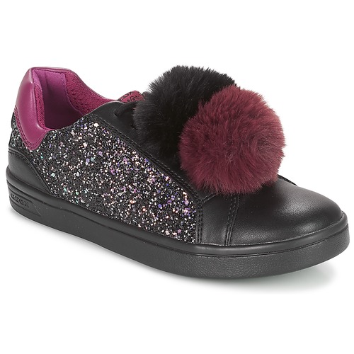 First Citizenship scratch Geox J DJROCK GIRL Black / Violet - Free delivery | Spartoo NET ! - Shoes  Low top trainers Child USD/$60.80