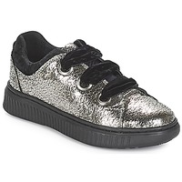 Shoes Girl Low top trainers Geox J DISCOMIX GIRL Silver