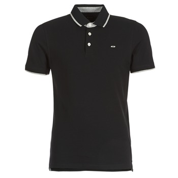 Clothing Men short-sleeved polo shirts Jack & Jones JJEPAULOS Black