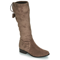 Shoes Women Boots André POLKA Taupe