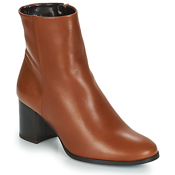 Shoes Women Ankle boots André DARA Camel