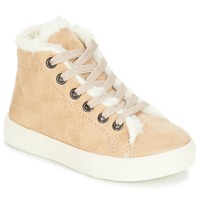 Shoes Girl High top trainers André TRICOT Beige