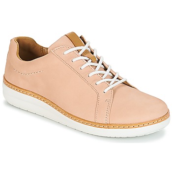Shoes Women Derby shoes Clarks Amberlee Rosa Nude / Nubuck