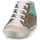 Shoes Boy Mid boots GBB PANCRACE White / Green / Taupe