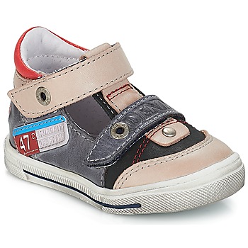 Shoes Boy Sandals GBB PEPINO Vte / Grey-jeans / Dpf / Snow