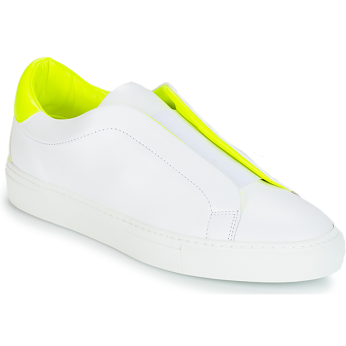 Shoes Women Low top trainers KLOM KISS White / Yellow