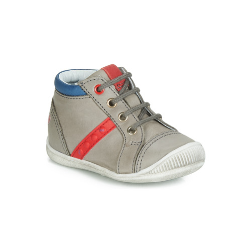 Shoes Boy High top trainers GBB TARAVI Grey / Red / Blue