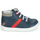 Shoes Boy High top trainers GBB FOLLIO Marine / Red