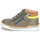 Shoes Boy High top trainers GBB QUITO Grey / Yellow