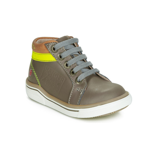 Shoes Boy High top trainers GBB QUITO Grey