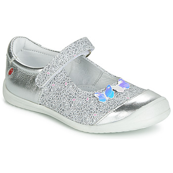 Shoes Girl Ballerinas GBB SACHIKO Silver