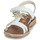 Shoes Girl Sandals GBB SAPELA White / Gold