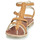 Shoes Girl Sandals GBB NOVARA Cognac / Gold