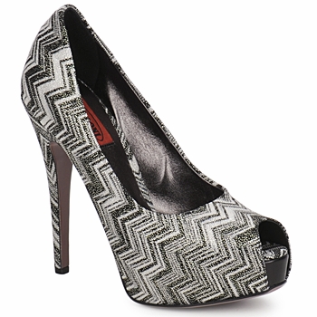 Shoes Women Court shoes Missoni RM72 Black / Silver
