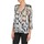 material Women Blouses One Step CREPUSCULE Grey / White