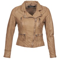 Clothing Women Leather jackets / Imitation le Oakwood CAMERA Cognac