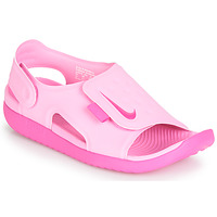 Shoes Girl Sandals Nike SUNRAY ADJUST 5 Pink